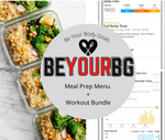 Month 1 Meal Prep Menu + Workout Bundle